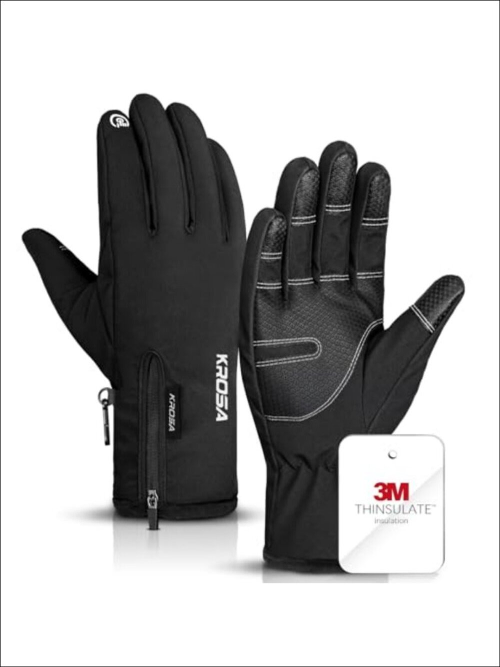 3M Thinsulate Winter Gloves Waterproof Touchscreen Ski Cold Weather